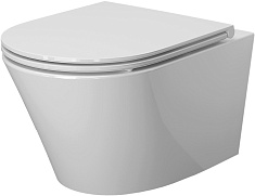 Ambassador Унитаз Ritz подвесной безободковый белый с сиденьем микролифт